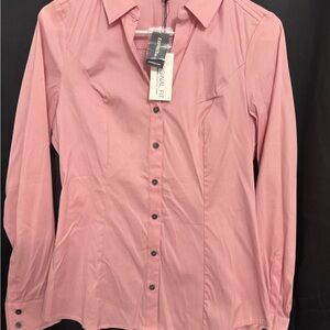 Express Blush Pink Collared Shirt